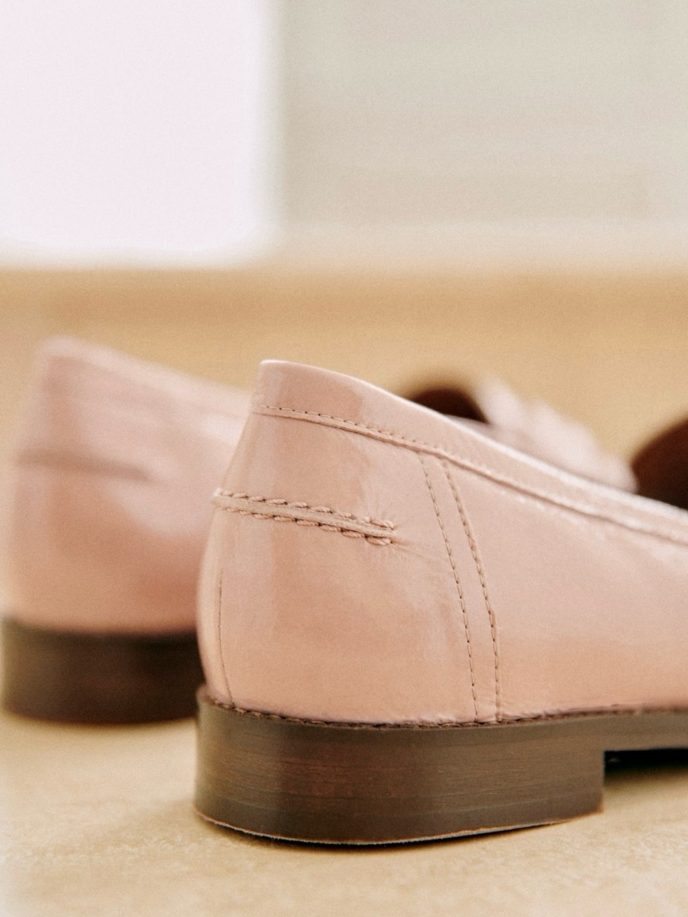🌱Sézane Andre loafers in patent pale pink - US 6.5 or EU 37 - Picture 4 of 11